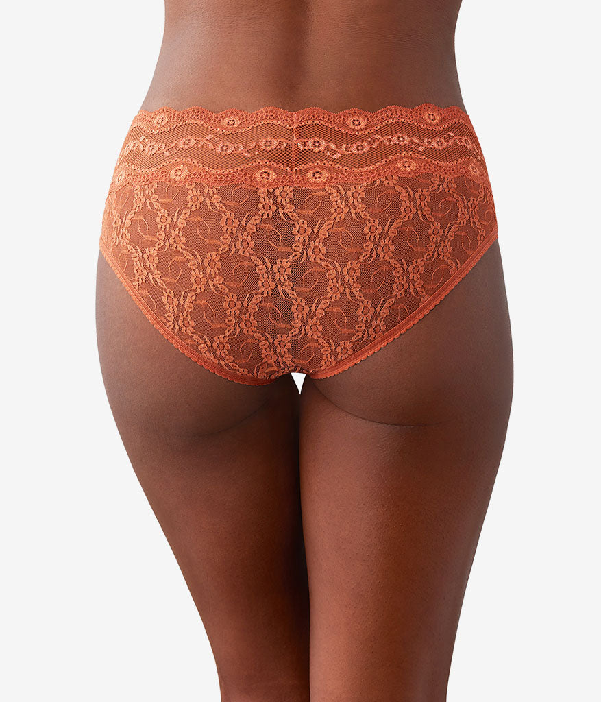 Wacoal Lace Kiss Hipster - Baked Clay