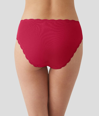 Wacoal Inspired Eyelet Hi-Leg - Cerise
