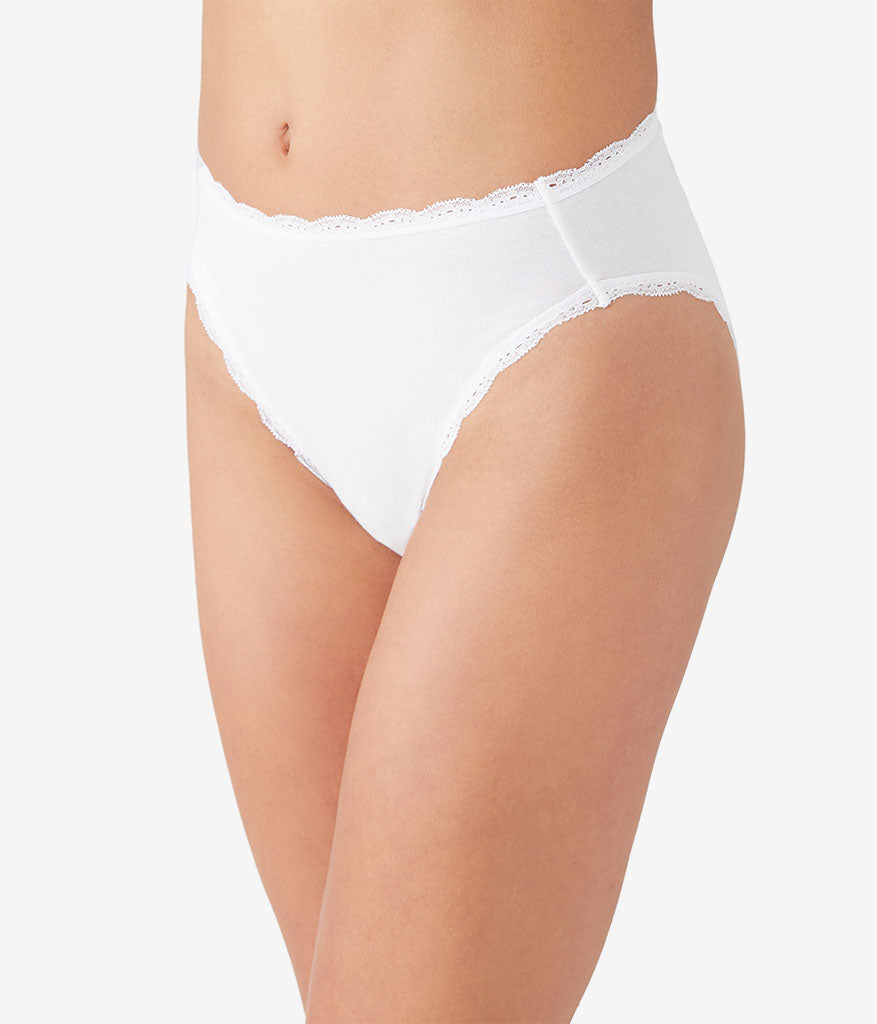 Wacoal Inspired Eyelet Hi-Leg Panty Pack - White/White/Night