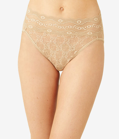 Wacoal Lace Kiss Hi-Leg Panty Pack - Rose Smoke/Au Natural/Night