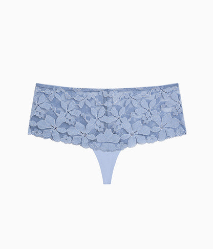Wacoal Feeling Famous Tanga - Country Blue/Bright White