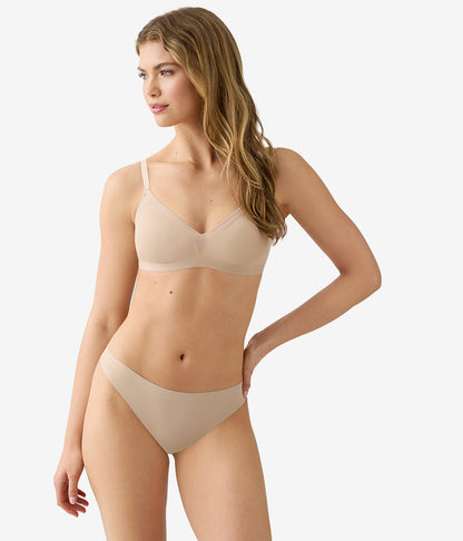 Wacoal b.wow'd Modern Wire Free Bra - Au Natural