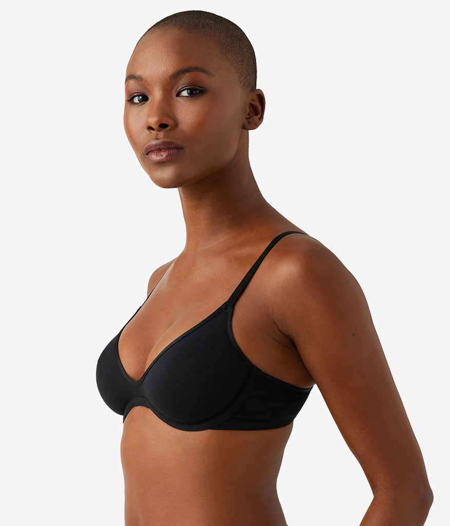 Wacoal Cotton To A Tee Scoop Underwire Bra - Night