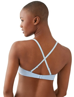Wacoal Cotton To A Tee Plunge T-Shirt Bra - White