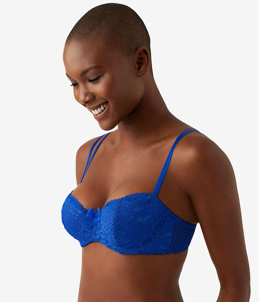 Wacoal Ciao Bella Balconette Bra - Surf Blue