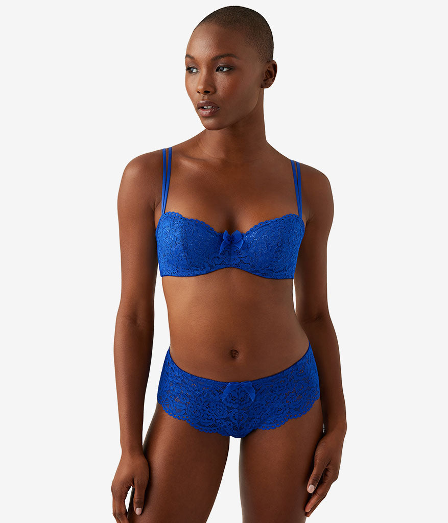 Wacoal Ciao Bella Balconette Bra - Surf Blue