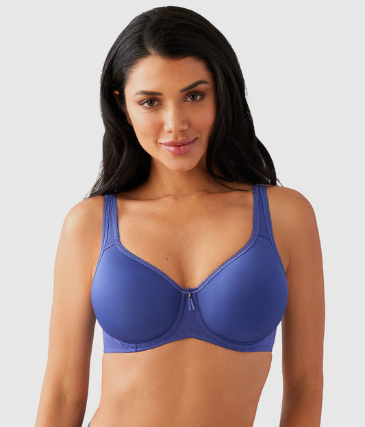 Wacoal Basic Beauty Spacer Underwire T-Shirt Bra - Skipper Blue